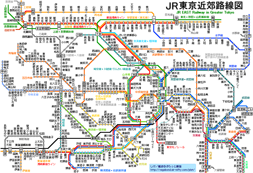 東京 近郊 路線 図 Pdf 東京近郊路線図携帯